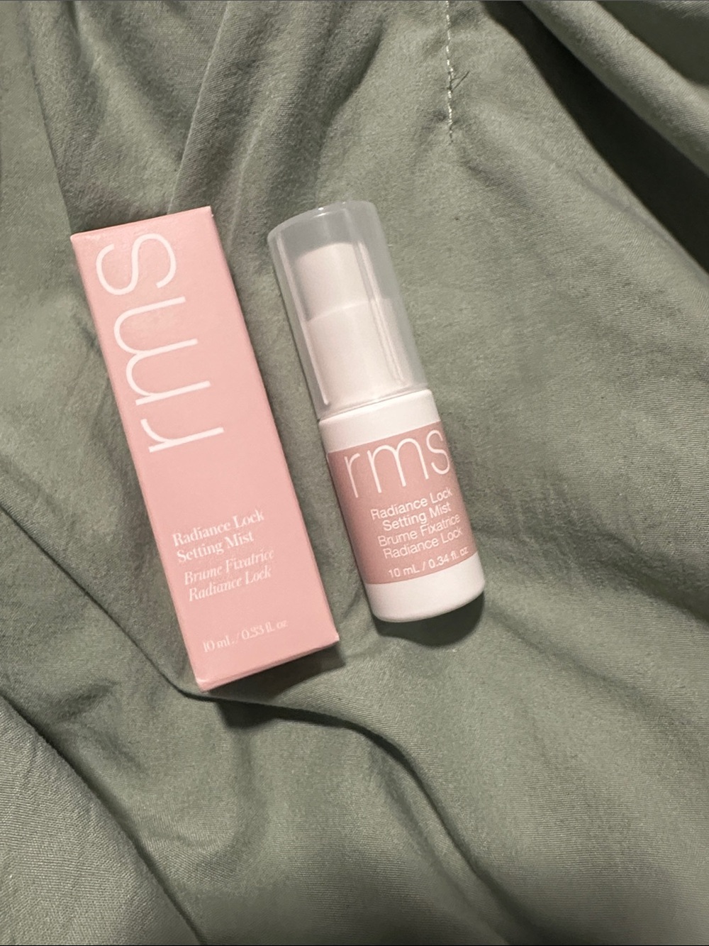 4/$15 rms Beauty Radiance Lock Setting Mist